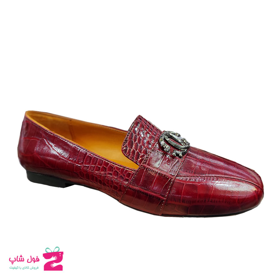 کفش کالج زنانه  چرم طبیعی تبریز کد 1678