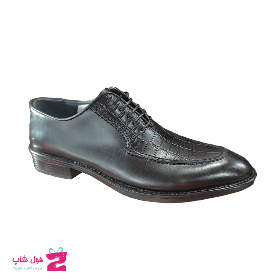 کفش مردانه مجلسی  چرم طبیعی گاوی  تبریز کد1767