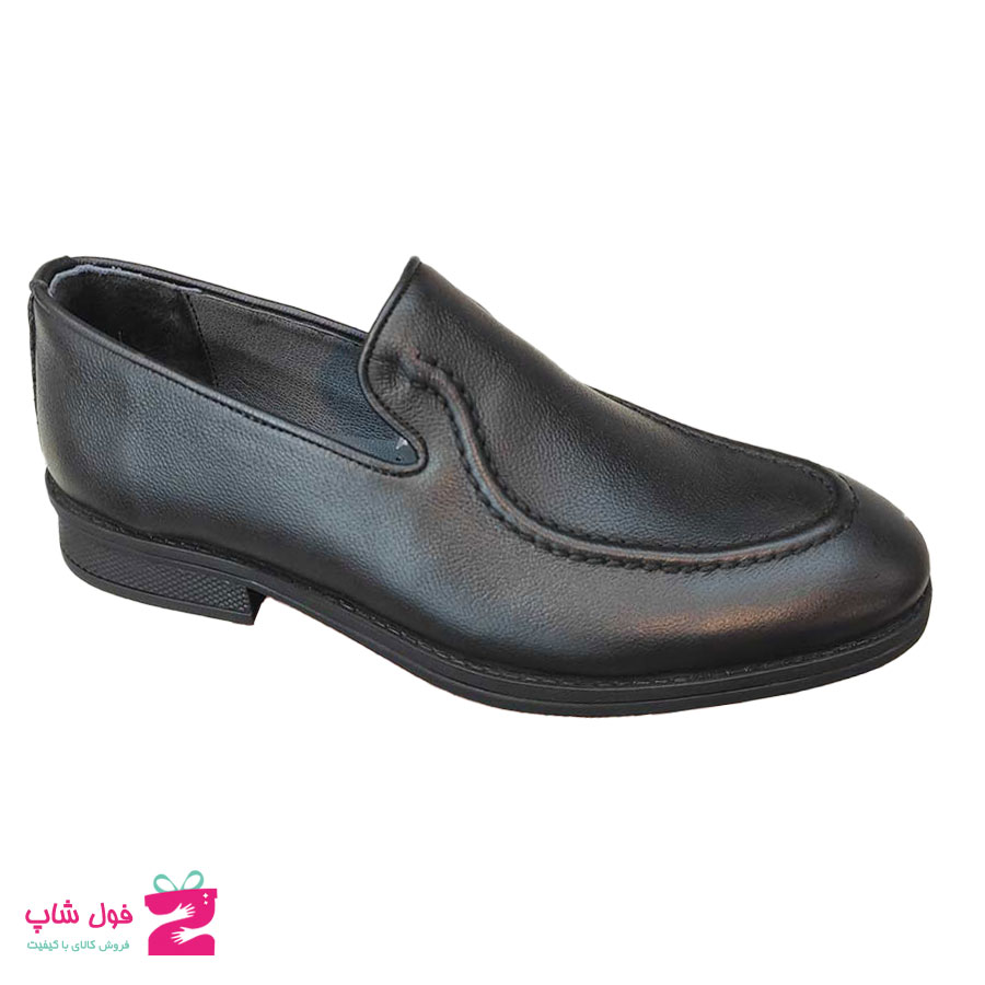 کفش مردانه مجلسی  چرم طبیعی گاوی  تبریز کد 1991