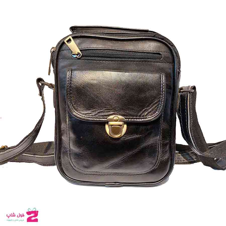 کیف  اسپرت دوشی اداری چرم طبیعی  تبریز کد 2360