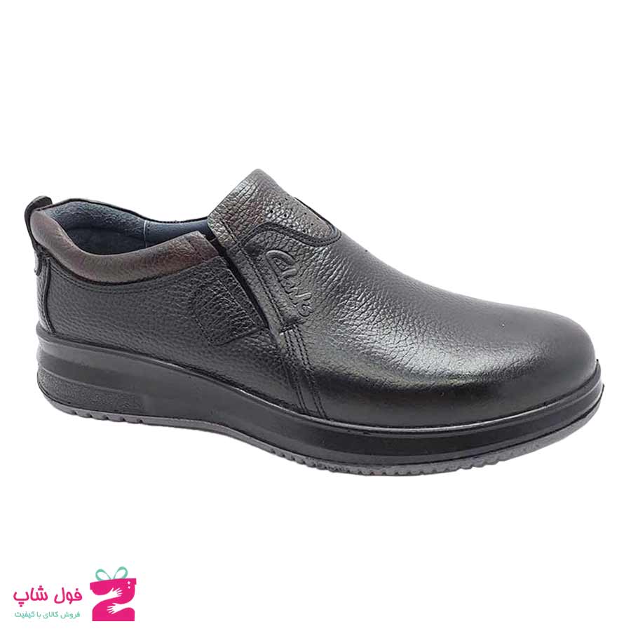 کفش طبی راحتی مردانه چرم طبیعی تبریز کد 2552