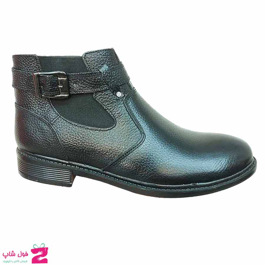 نیم بوت مردانه مجلسی چرم طبیعی  تبریز کد 3088