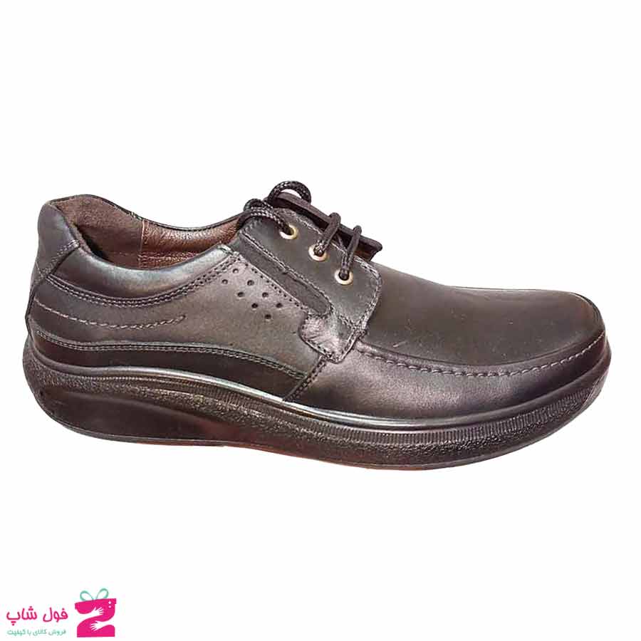 کفش مردانه طبی راحتی چرم طبیعی تبریز کد 3095