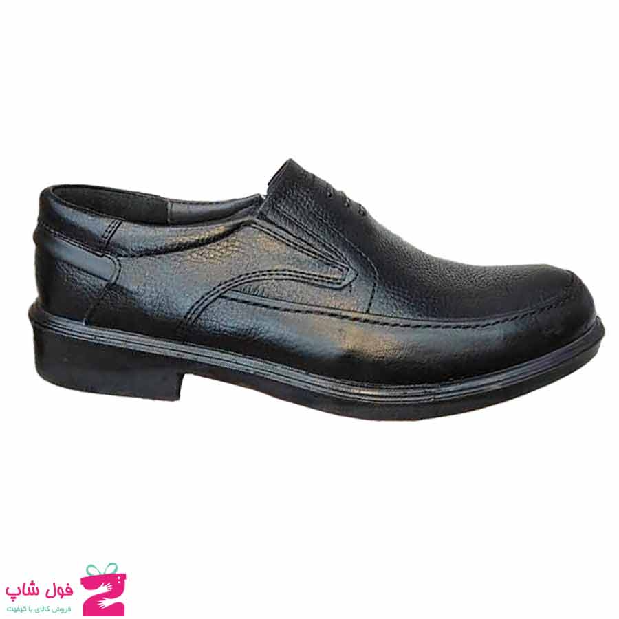 کفش مجلسی  مردانه چرم طبیعی گاوی کد 3144