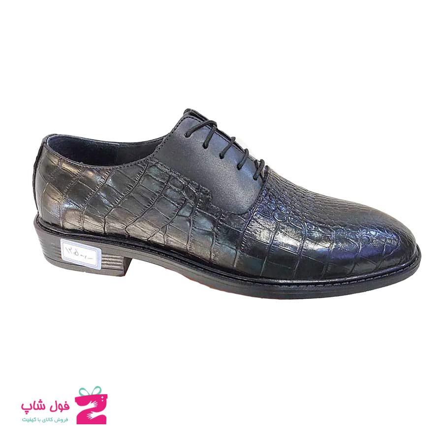 کفش مردانه مجلسی  چرم طبیعی گاوی تبریز کد 2792