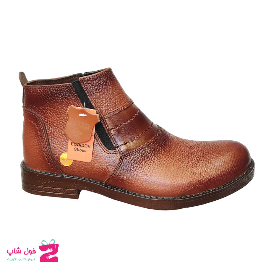نیم بوت مردانه مجلسی چرم طبیعی  تبریز کد  2033