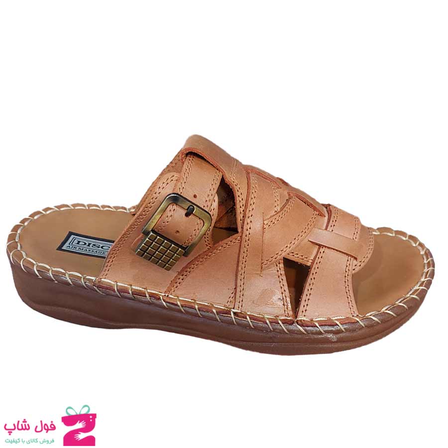 صندل کاملا طبی مردانه چرم طبیعی تبریز کد 2925