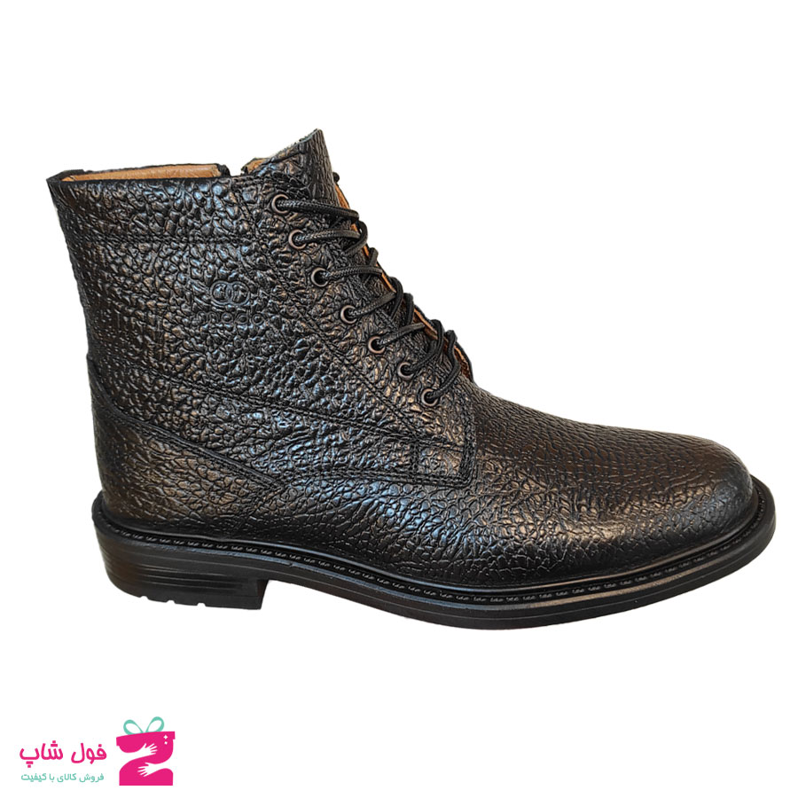 نیم بوت مردانه مجلسی چرم طبیعی  تبریز کد 2268