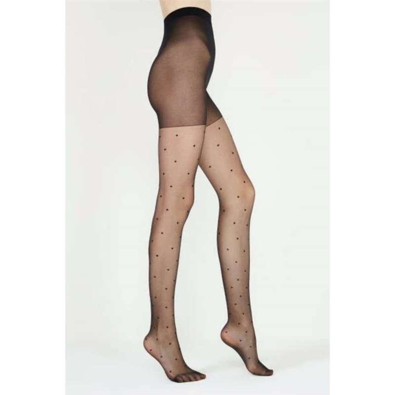 جوراب شلواری زنانه پنتی خالدار ریز طرحدار شیشه ای براق
