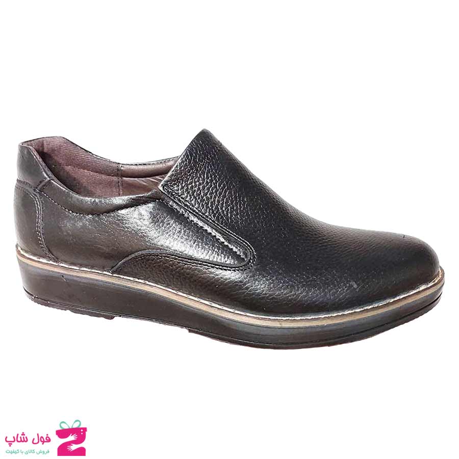 کفش مردانه طبی راحتی چرم طبیعی تبریز کد3028
