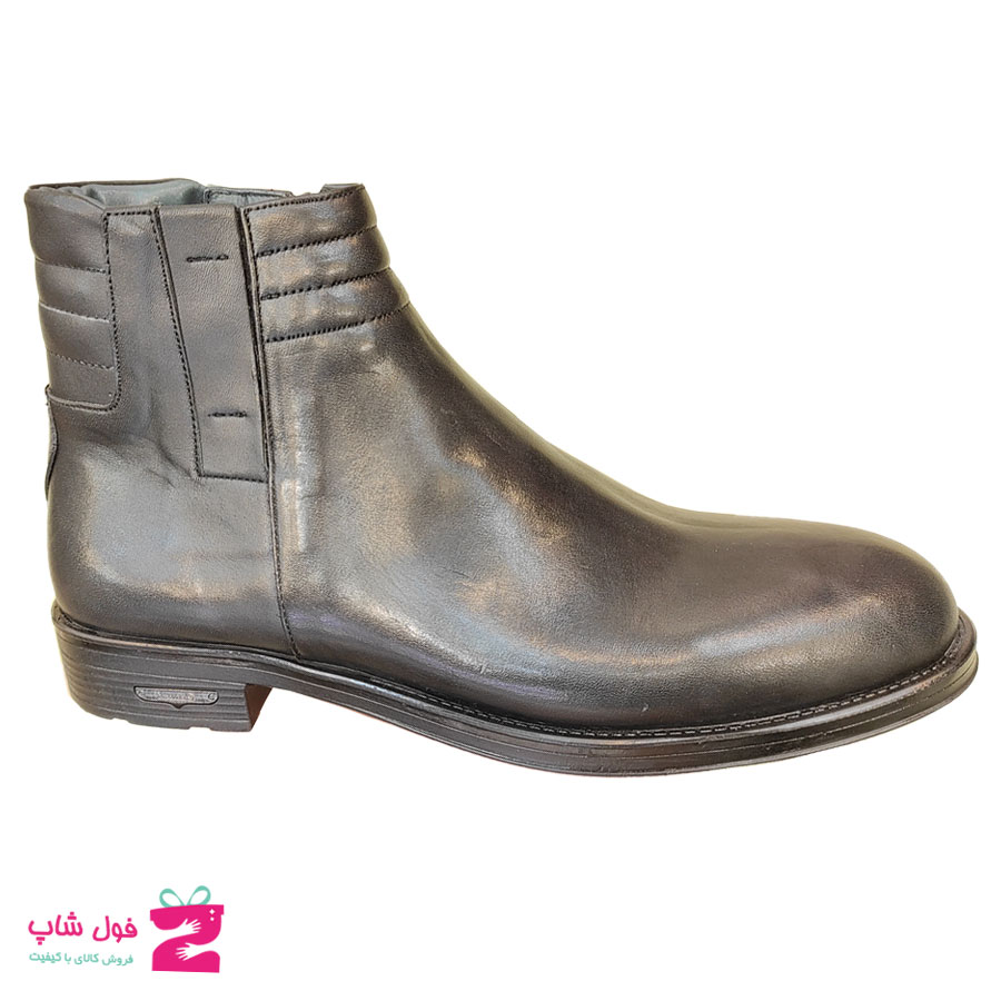 نیم بوت مردانه مجلسی چرم طبیعی  تبریز کد 2100