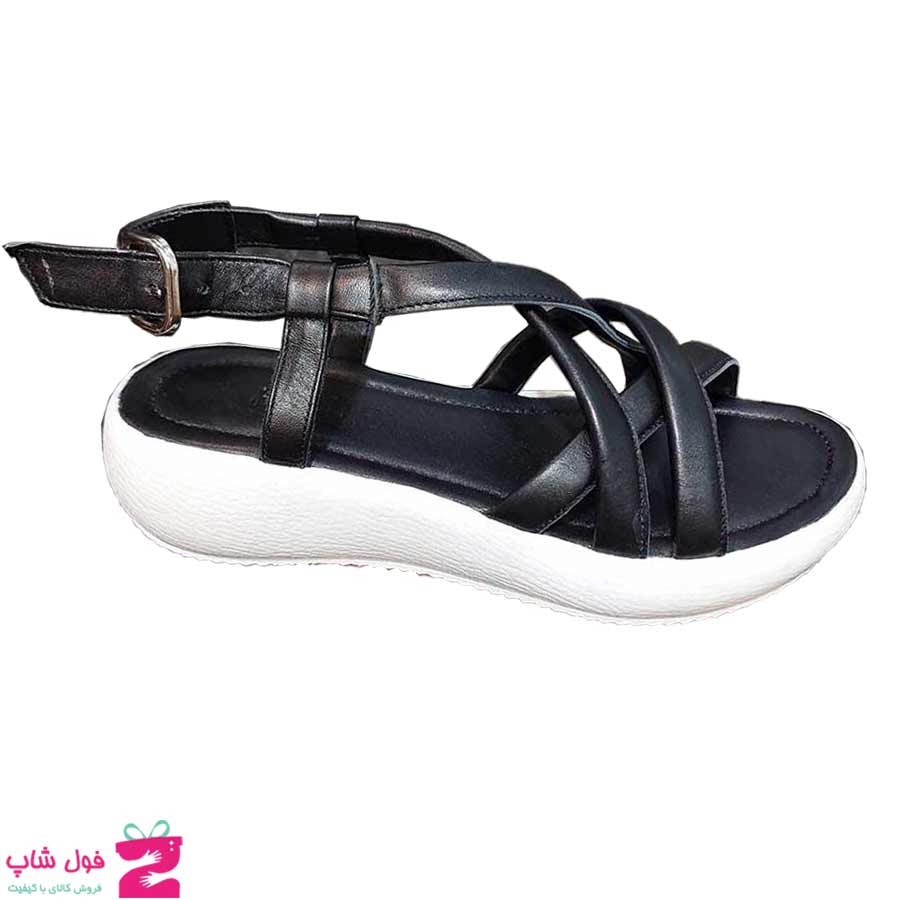 کفش تابستانی زنانه مجلسی چرم طبیعی تبریز کد 2865
