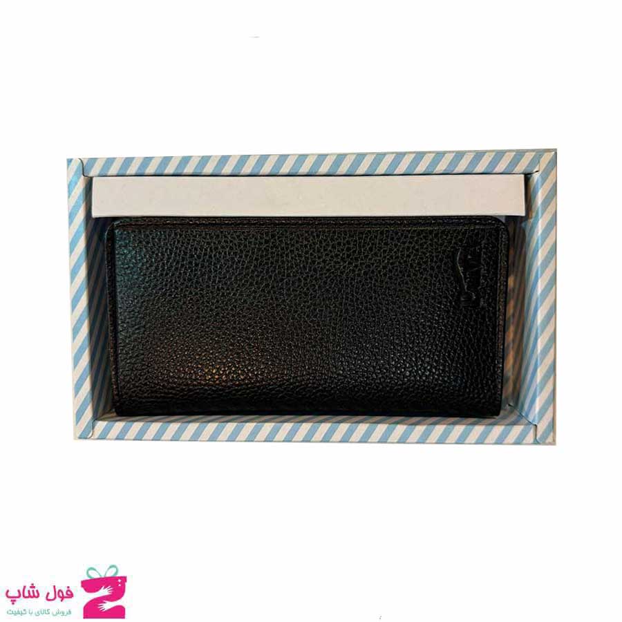 کیف پول چرم طبیعی تبریز کد  3185