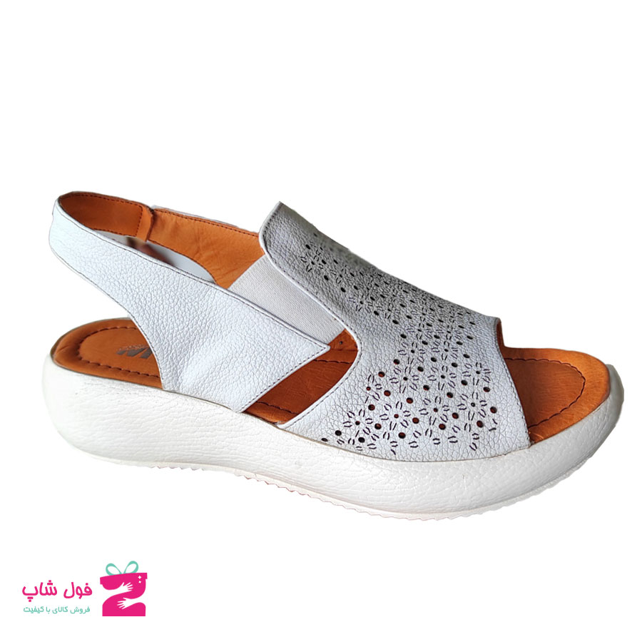 کفش تابستانی زنانه چرم طبیعی  تبریز کد 1588