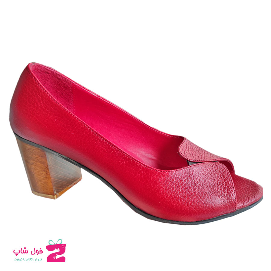 کفش مجلسی زنانه  چرم طبیعی  گاوی تبریز کد 1592