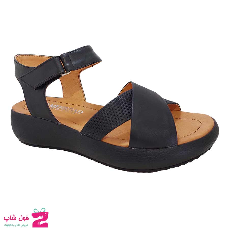 صندل تابستانی زنانه چرم طبیعی تبریز 2745