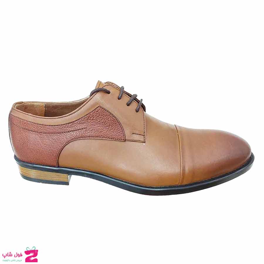 کفش مجلسی  مردانه چرم طبیعی گاوی کد 2954