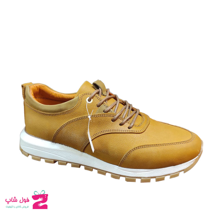 کفش مردانه اسپرت چرم طبیعی گاوی تبریز کد 1639