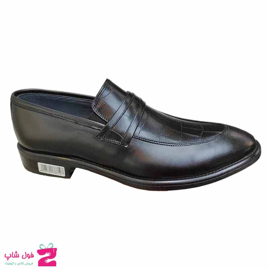کفش مردانه مجلسی  چرم طبیعی گاوی  تبریز کد 2372