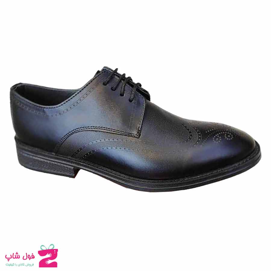 کفش مردانه مجلسی  چرم طبیعی گاوی  تبریز کد 2453