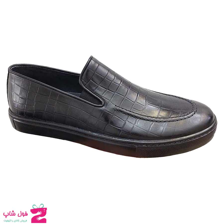 کفش مردانه طبی راحتی بزرگپا چرم طبیعی تبریز کد 2850