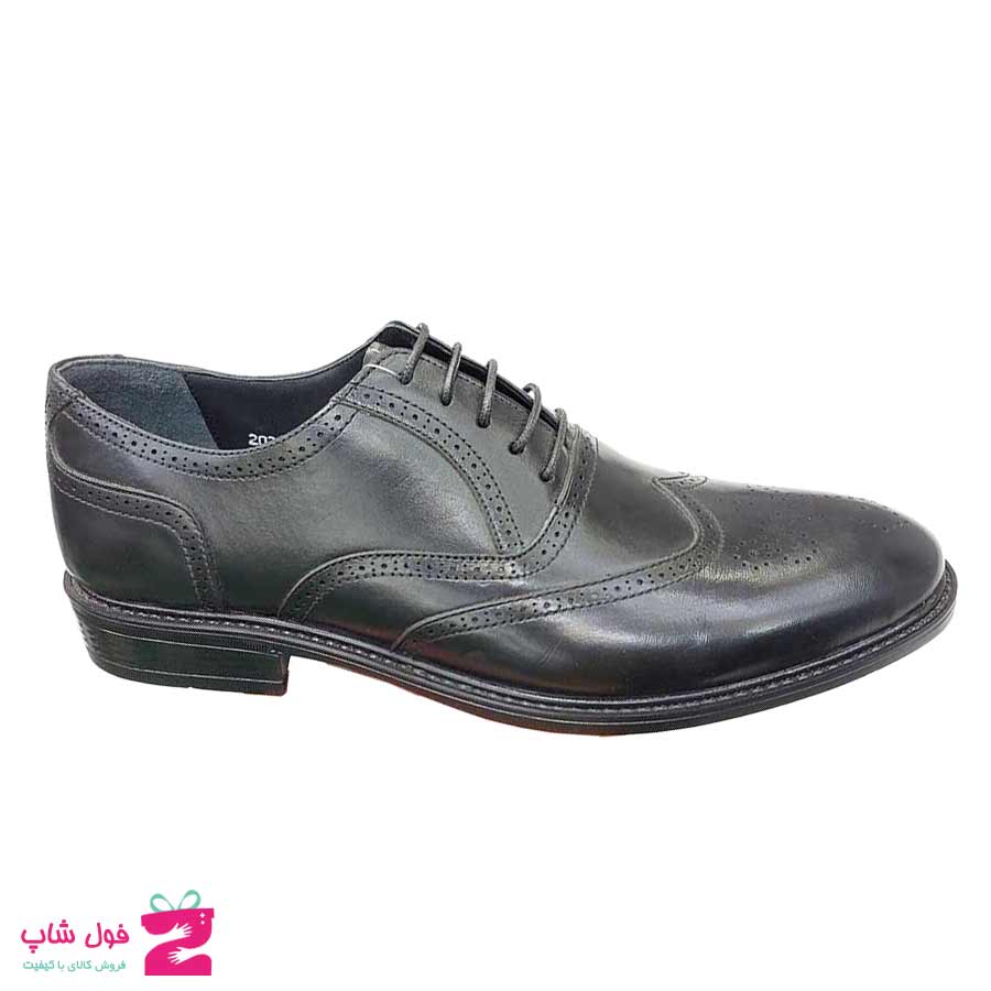 کفش مردانه مجلسی  چرم طبیعی گاوی  تبریز کد 2583