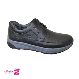 کفش اسپرت طبی مردانه چرم طبیعی تبریز کد 3407