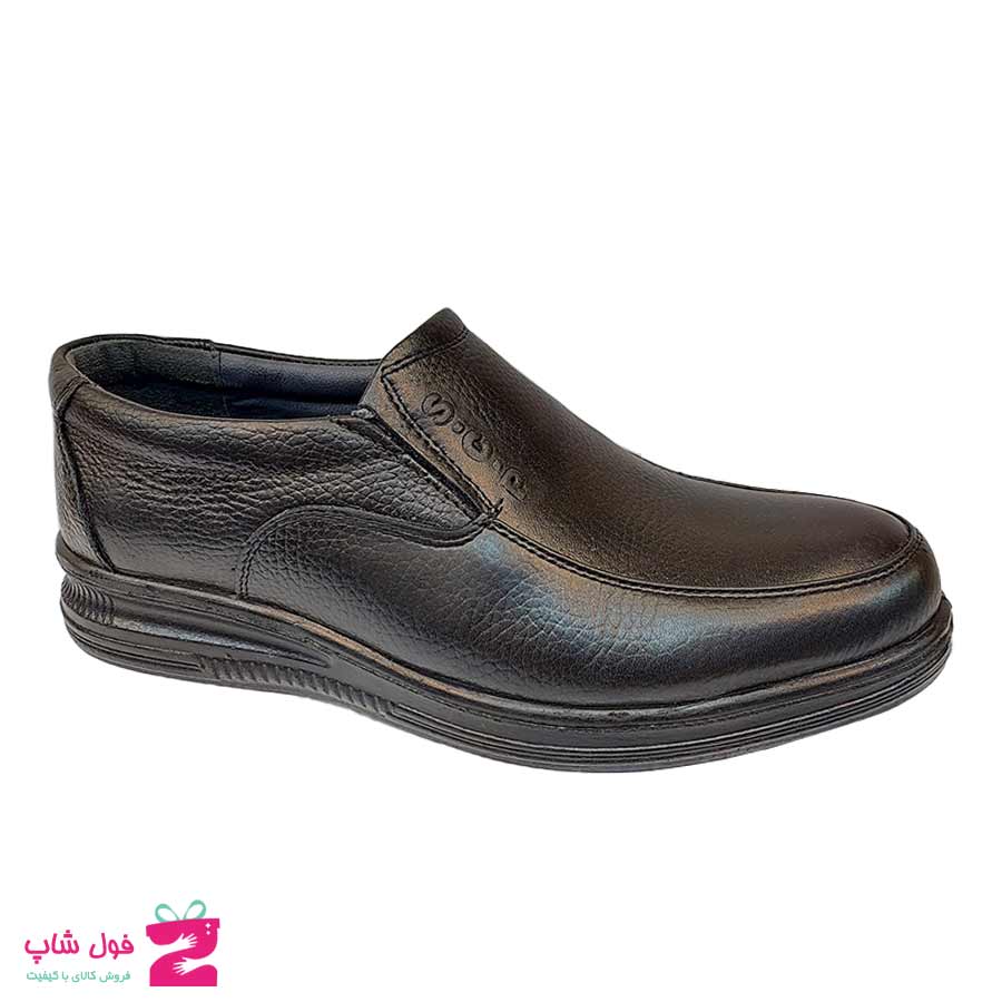 کفش طبی راحتی مردانه چرم طبیعی تبریز کد 2694