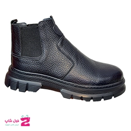 نیم بوت دوطرف کش مردانه چرم طبیعی  تبریز کد 3322