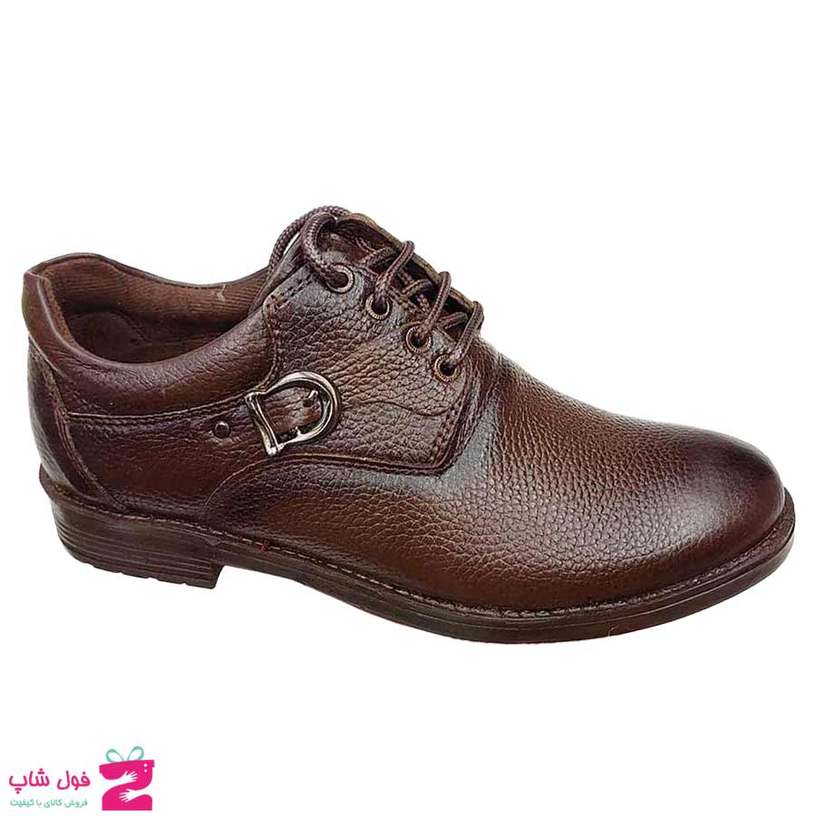 کفش مجلسی  مردانه چرم طبیعی گاوی کد 3008