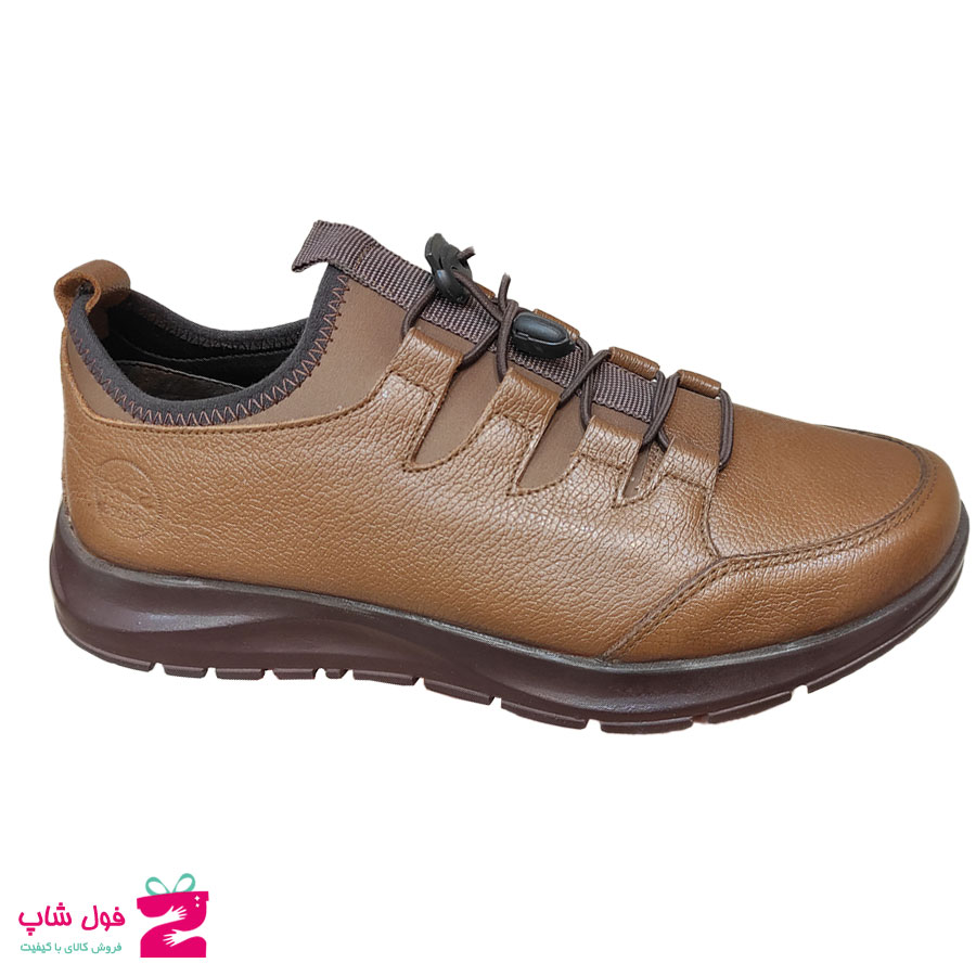 کفش مردانه اسپرت چرم طبیعی گاوی تبریز کد 2135