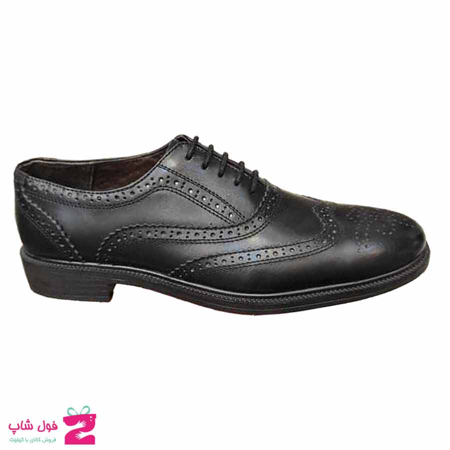 کفش مردانه مجلسی  چرم طبیعی گاوی  تبریز کد 2474