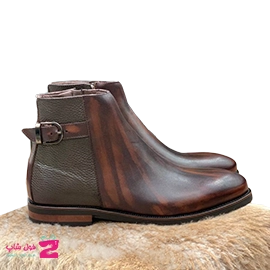 نیم بوت مردانه  چرم طبیعی  تبریز کد 3280