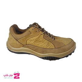 کفش کتونی مردانه چرم طبیعی  گاوی تبریز کد 3406