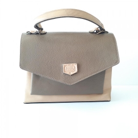 کیف دستی  زنانه چرم طبیعی دست دوز تبریز کد 03