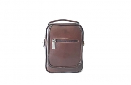 کیف مدارک دوشی  چرم  طبیعی  دست دوز  تبریز  کد 027