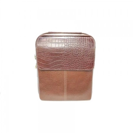 کیف مدارک دوشی  چرم  طبیعی  دست دوز  تبریز  کد 675