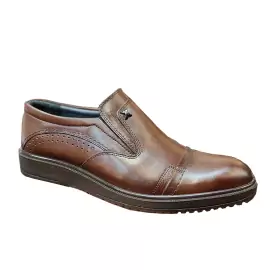 کفش طبی مردانه چرم طبیعی تبریز کد 1280