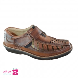 کفش تابستانی مردانه چرم طبیعی تبریز کد 1625