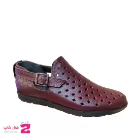کفش تابستانی زنانه چرم طبیعی  گاوی  تبریز کد 1713