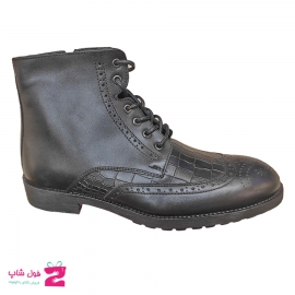 نیم بوت مردانه مجلسی چرم طبیعی  تبریز کد  2076