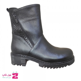 نیم بوت  زنانه چرم  طبیعی تبریز کد 2096