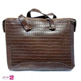 کیف اداری لپ تاپی  چرم  طبیعی  تبریز  کد 2373